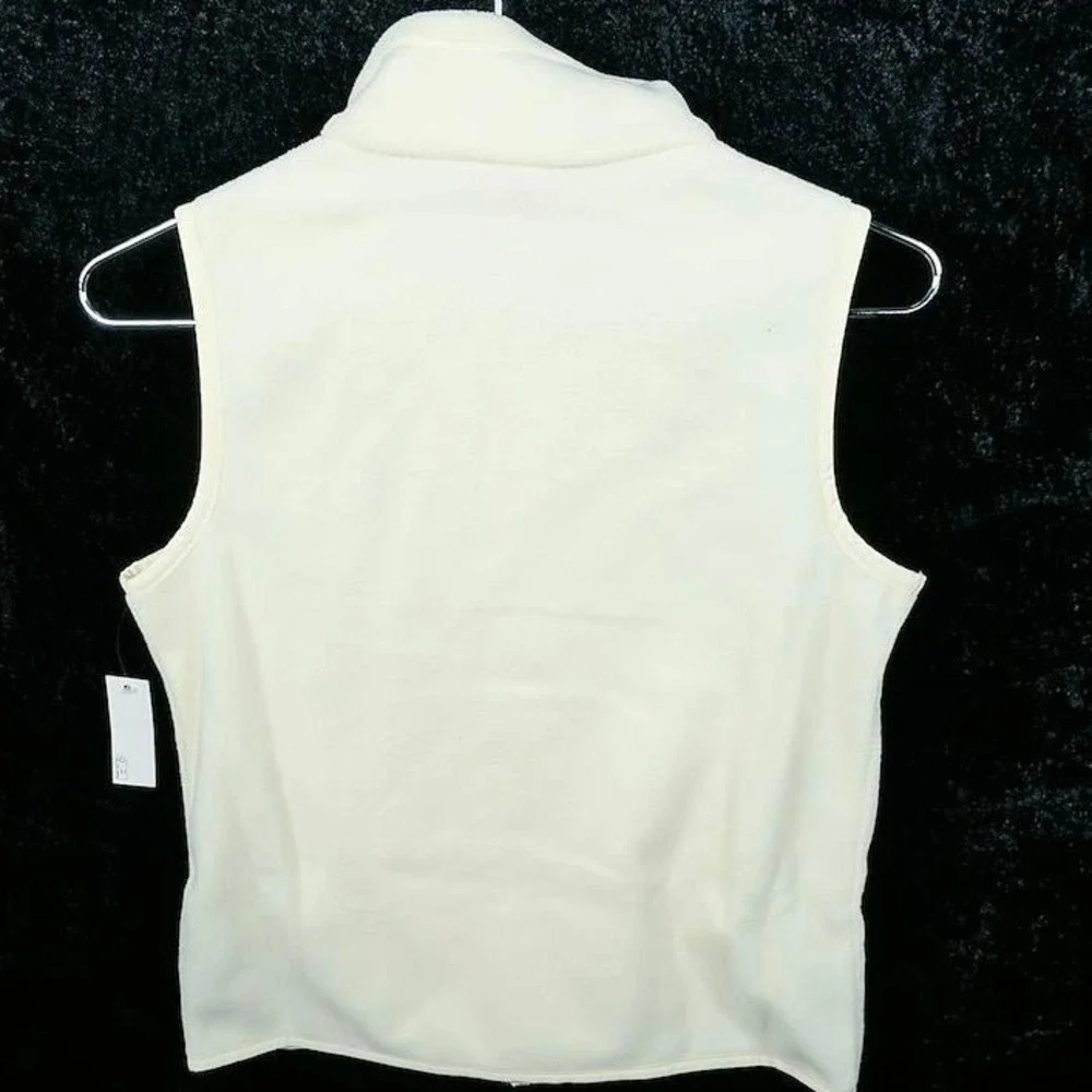 Disney Girls Snow White Fleece Vest Off White Size M 8
